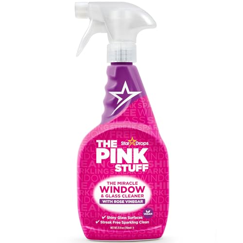 The Pink Stuff window and glass cleaner